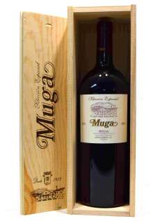 Wino Muga Magnum en caja de madera
